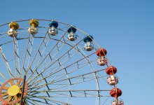 Колесо обозрения зависло с людьми внутри в Кокшетау (ВИДЕО)