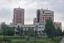 Крупный пожар произошел в ЖК "Семь бочек" в Астане (ВИДЕО)