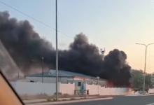 Пожар вспыхнул на складе воинской части под Актау