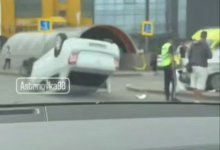 "Проклятый треугольник": Lexus столкнулся с Chevrolet в Астане (ВИДЕО)