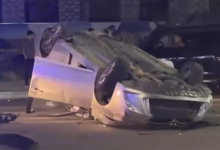 Автомобиль перевернулся в Актау