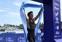 Казахстанские триатлеты взяли золото и заняли весь юниорский подиум в Бурабае