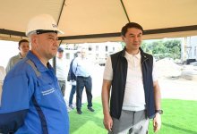 Дархан Сатыбалды проверил ход строительства школы для одаренных детей