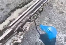 Казахстанцы пожаловались на разбитый участок трассы Астана – Павлодар