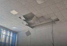 Потолок обрушился во время вручения аттестатов в школе в Петропавловске