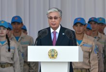 Токаев дал старт XI международному военно-патриотическому сбору молодежи "Айбын"