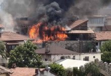 Пожар вспыхнул в турецкой Анталье: горит бутик-отель