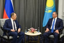 Лавров и Нуртлеу встретились в Кыргызстане