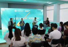 Мероприятие в честь Дня домбры прошло в Карагандинском областном филиале партии AMANAT