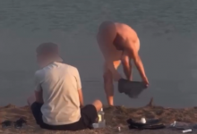 Мужчина оголился на глазах девушек в Кокшетау (ВИДЕО)