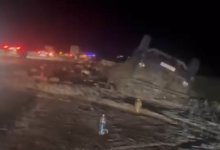 Фура протаранила КамАЗ на трассе Алматы – Усть-Каменогорск (ВИДЕО)