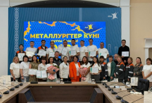 Металлургов трех регионов чествуют активисты партии AMANAT