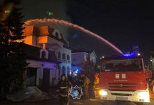 Элитный коттедж горел в Астане