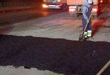 Жара до +45 вызвала деформацию дороги в Туркестанской области