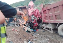 Смертельное ДТП в ВКО: грузовик столкнулся с фурой