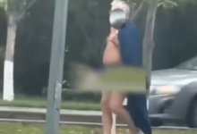 Голый мужчина разгуливал по Астане (ВИДЕО)