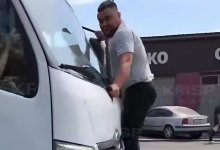 Алматинец устроил трюк с грузовиком и попал в полицию