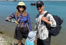 Семья Розы Рымбаевой отдыхает на Алаколе