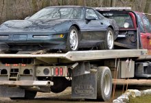 Автомобиль на эвакуаторе оштрафовали за превышение скорости в Атырау