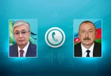 Токаев провел телефонный разговор с президентом Азербайджана