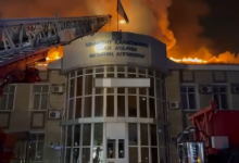 Акимат в Шымкенте временно переехал