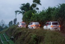 Сильное землетрясение пережили жители Индонезии