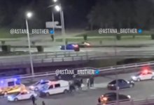 Смертельное ДТП произошло в Астане (ВИДЕО)