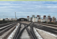 На основной линии LRT в Астане завершена укладка рельсов