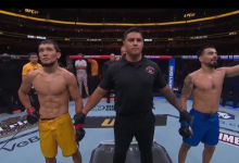 Громкой сенсацией завершился исторический бой Казахстана на турнире UFC
