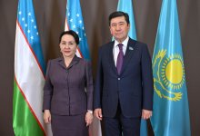 Спикер Мажилиса встретился с председателем Сената Олий Мажлиса Узбекистана Танзилой Нарбаевой