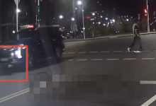 Внедорожник переехал самокатчика в Астане