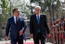 Токаева торжественно встретили в резиденции “Ынтымак Ордо”