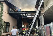 Пожар в "Горном гиганте" Алматы тушили по повышенному рангу