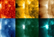 Самая крупная вспышка с середины июня зарегистрирована на Солнце