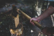 Внук ударил бабушку топором по голове