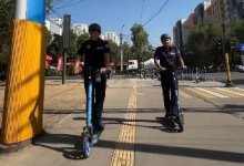 Полицейские встали на электросамакаты в Алматы (ВИДЕО)