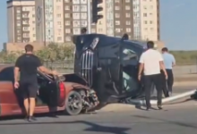 Жуткое ДТП произошло в Астане