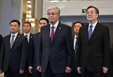 Токаев открыл ветроэнергетический завод в Жамбылской области