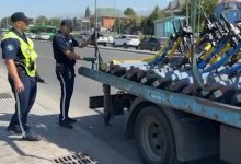 Свыше 11 тысяч нарушений выявила полиция среди самокатчиков в Алматы