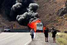Иностранцы едва не сгорели в машине таксиста во время путешествия в Казахстане