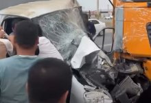 Водителя зажало в искореженной "Газели" при ДТП в Мангистау (ВИДЕО)