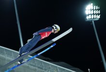 Казахстанец вошел в топ-3 на этапе Кубка FIS по прыжкам на лыжах с трамплина