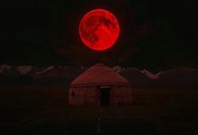 Кадрами "кровавой луны" делятся казахстанцы