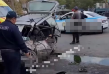 Смертельное ДТП произошло в Караганде (ВИДЕО)