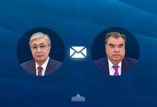 Токаев поздравил президента Таджикистана с Днем независимости