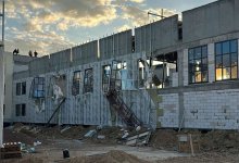 Крыша строящейся школы обрушилась в Кульсары