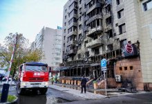 Кафе на первом этаже многоэтажки сгорело на левом берегу Астаны