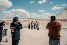 Димаш Кудайберген проводит съемки в Мангистау