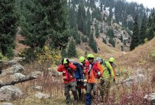 Турист из Словакии сломал ногу в горах Алматы