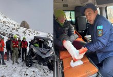 Туристка из Израиля сломала ногу на пике Пионер близ Алматы